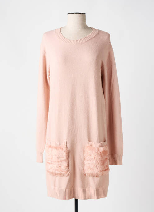 Rochie pulover roz ESTHER.H femeie