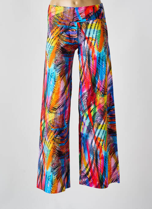 Pantalon evazat portocaliu REVE EN DENTELLE femeie