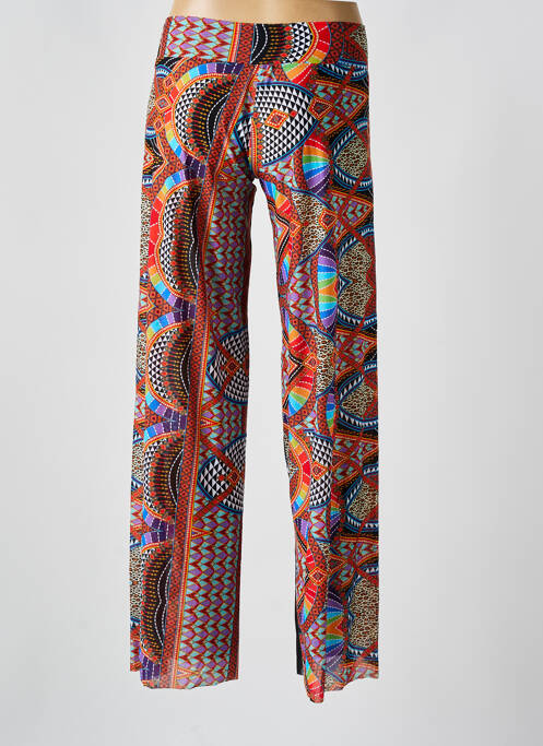 Pantalon drept roșu REVE EN DENTELLE femeie