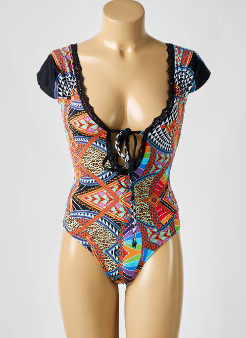 Costum de baie dintr-o singură piesă roșu REVE EN DENTELLE femeie