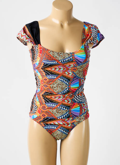 Costum de baie dintr-o singură piesă portocaliu REVE EN DENTELLE femeie