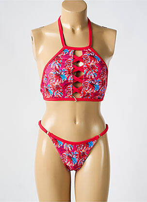 Costum de baie din două piese roșu REVE EN DENTELLE femeie