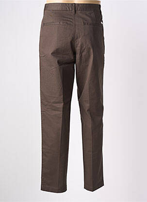 Pantalon chino țesătură poplin mărime normală maro ARMANI EXCHANGE bărbat