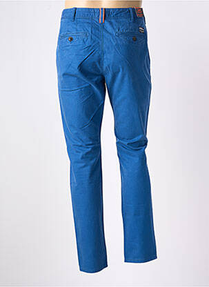 Pantalon chino țesătură poplin mărime normală albastru SUPERDRY bărbat