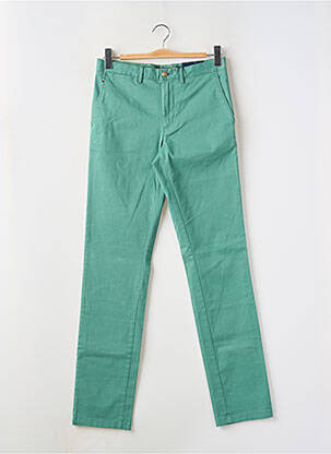 Pantalon chino țesătură poplin mărime normală verde TOMMY HILFIGER bărbat