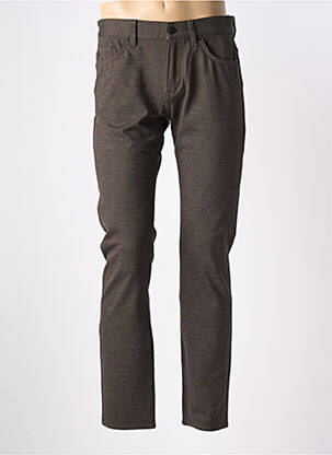 Pantalon slim elasticitate mărime normală maro HUGO BOSS bărbat
