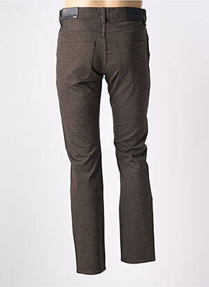 Pantalon slim elasticitate mărime normală maro HUGO BOSS bărbat