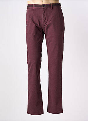 Pantalon chino țesătură melanj mărime normală roșu TOMMY HILFIGER bărbat