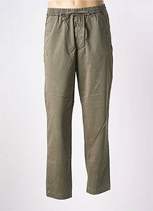 Pantalon drept țesătură poplin mărime normală verde TOMMY HILFIGER bărbat