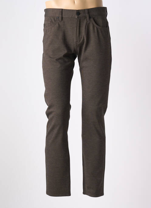 Pantalon slim maro HUGO BOSS bărbat