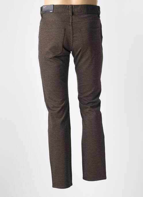 Pantalon slim maro HUGO BOSS bărbat