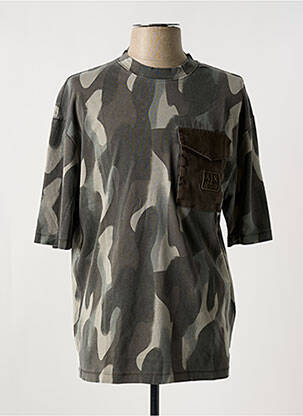 Tricou elasticitate mâneci scurte verde ARMANI EXCHANGE bărbat