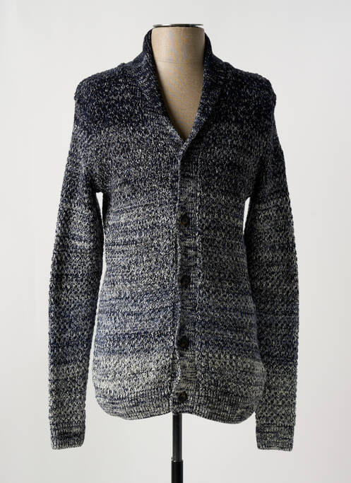 Vestă cu mâneci lungi albastru LE TEMPS DES CERISES bărbat