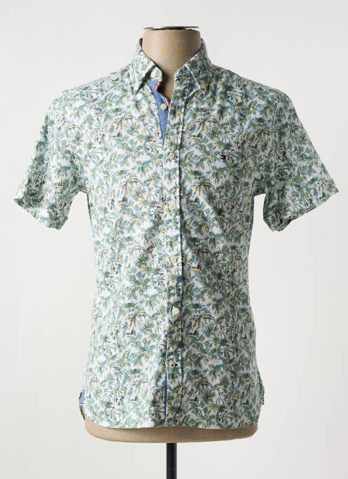 Cămașă cu mâneci scurte verde TOMMY HILFIGER bărbat