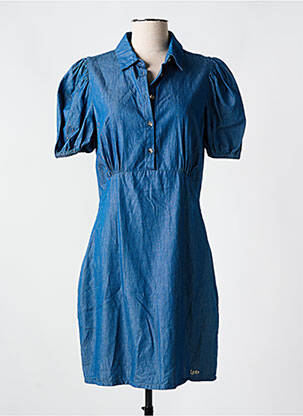 Rochie scurtă mâneci scurte mâneci scurte albastru LES P'TITES BOMBES femeie