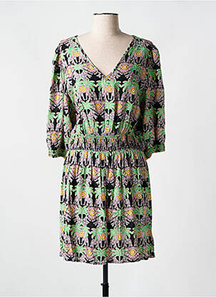 Rochie scurtă mâneci scurte mâneci scurte verde MOLLY BRACKEN femeie