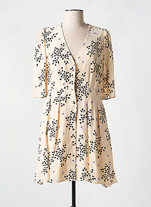 Rochie scurtă bej SEE U SOON femeie