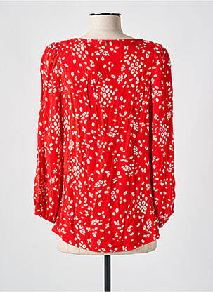 Cămașă imprimeu floral mâneci 3/4 roșu ONE STEP femme