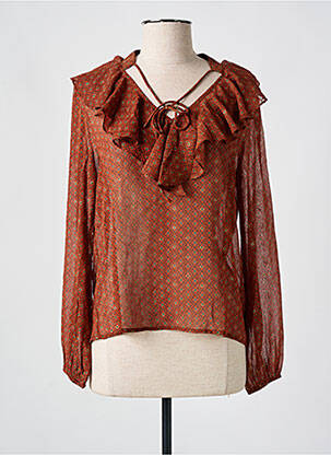 Vestă cu mâneci lungi maro MOLLY BRACKEN femeie