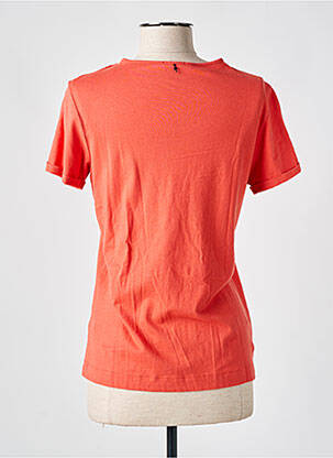 Tricou elasticitate mâneci scurte portocalie ONE STEP femeie