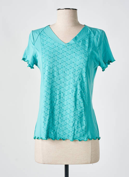 Tricou verde QUATRE VINGT JOURS femeie