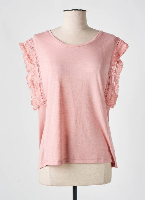 Tricou roz LES P'TITES BOMBES femeie