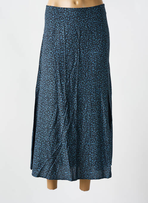 Fustă midi închidere cu fermoar lateral verde LDN femme