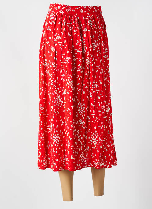 Fustă midi roșu ONE STEP femeie