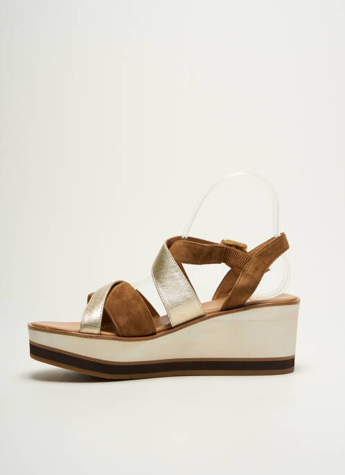 Sandale/Pantofi decupați auriu ADIGE femeie