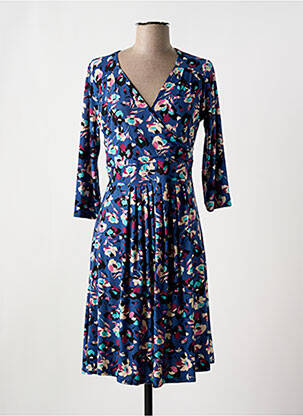 Rochie midi mâneci 3/4 mâneci 3/4 albastru JOY'S PARIS femeie