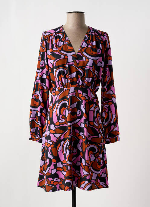 Rochie scurtă violet ANGE femeie