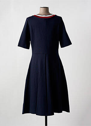 Rochie midi mâneci scurte mâneci scurte albastru TOMMY HILFIGER femeie