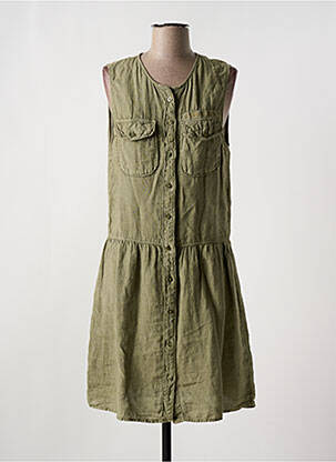 Rochie midi verde LE TEMPS DES CERISES femeie