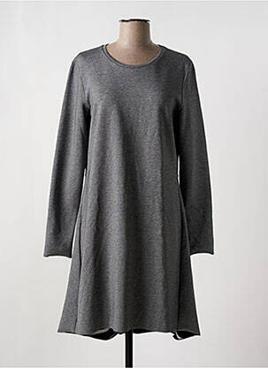 Rochie midi gri TOMMY HILFIGER femeie