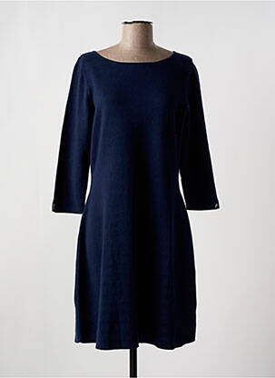 Rochie midi mâneci lungi mâneci lungi albastru TOMMY HILFIGER femeie