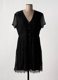 Rochie scurtă mâneci scurte mâneci scurte negru LE TEMPS DES CERISES femeie