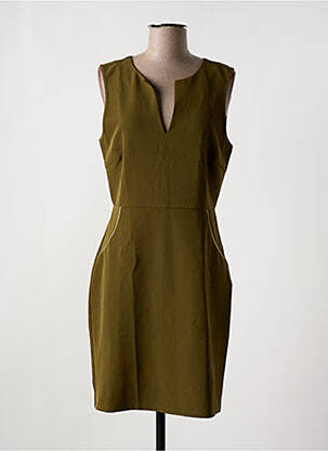 Rochie midi fără mâneci fără mâneci verde VERO MODA femeie