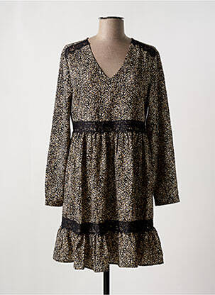 Rochie scurtă maro LE TEMPS DES CERISES femeie