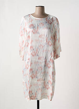Rochie midi mâneci 3/4 mâneci 3/4 bej ARMANI EXCHANGE femeie