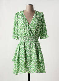 Rochie scurtă mâneci scurte mâneci scurte verde SALSA femeie
