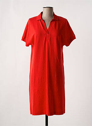 Rochie midi roșu TOMMY HILFIGER femeie