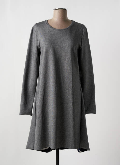 Rochie midi gri TOMMY HILFIGER femeie