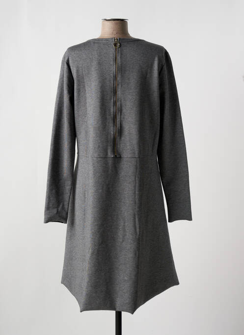 Rochie midi gri TOMMY HILFIGER femeie