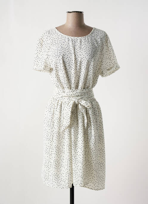 Rochie midi alb LE TEMPS DES CERISES femeie