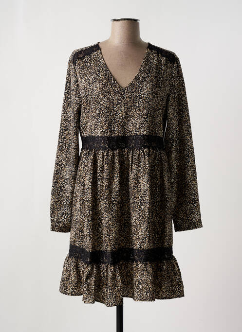 Rochie scurtă maro LE TEMPS DES CERISES femeie