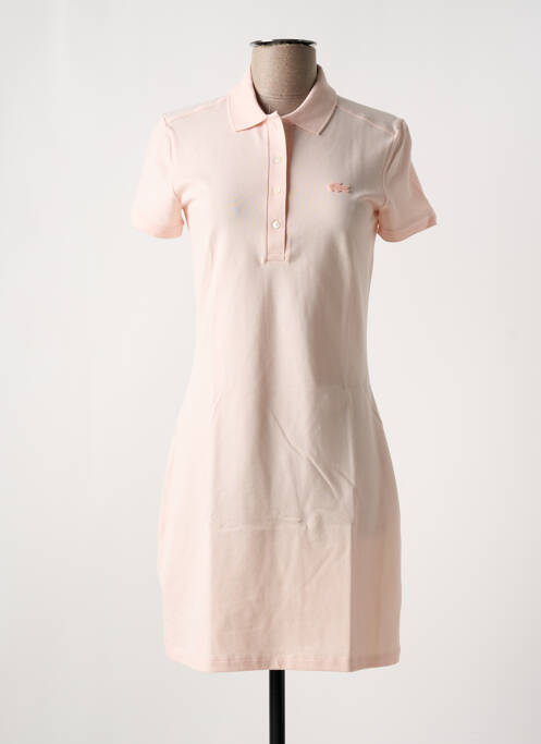 Rochie midi roz LACOSTE femeie
