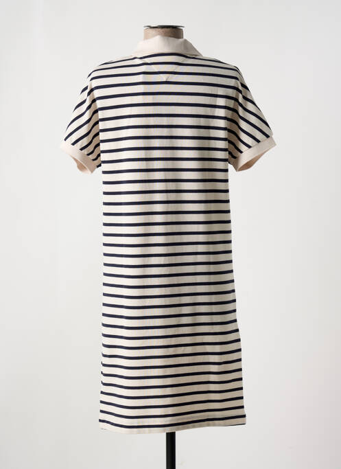 Rochie midi alb TOMMY HILFIGER femeie