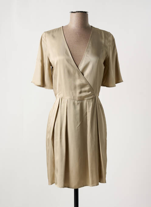 Rochie scurtă bej ARMANI EXCHANGE femeie