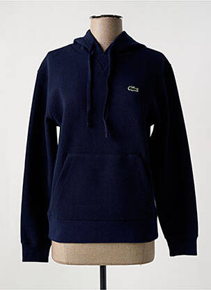 Hanorac cu glugă albastru LACOSTE femeie