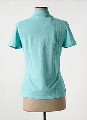 Polo broderie mâneci scurte albastru LACOSTE femeie